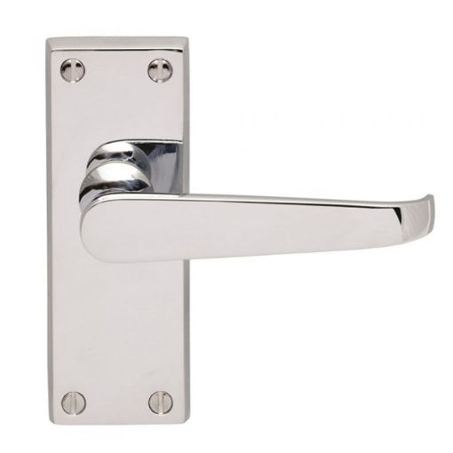 Picture of Contact Victorian Lever On Backplate Polished Chrome