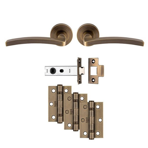 Picture of Tavira Latch Pack Antique Brass