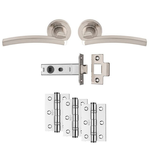 Picture of Carlisle Brass Satin Nickel Tavira Latch Pack