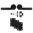 Picture of Belas Latch Pack Matt Black