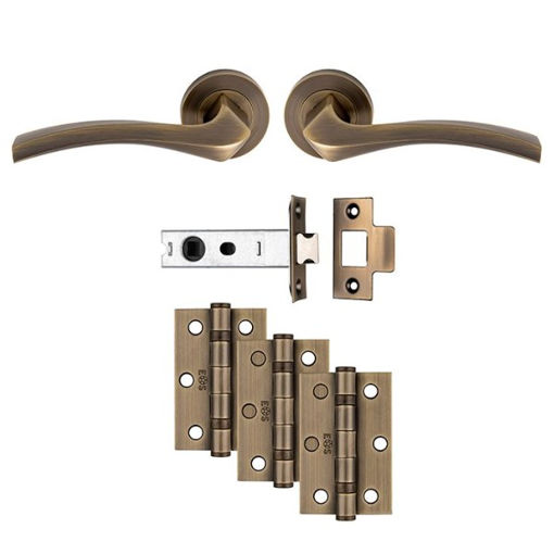 Picture of Sines Latch Pack Antique Brass