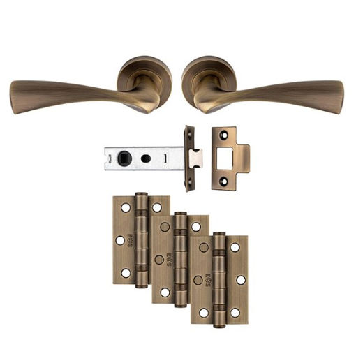 Picture of Sintra Latch Pack Antique Brass