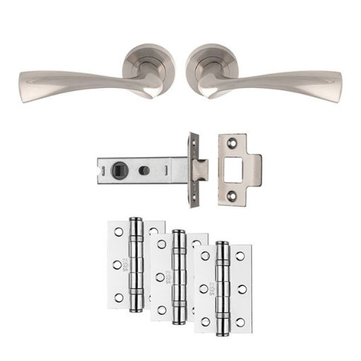 Picture of Carlisle Brass Satin Nickel Sintra Latch Pack