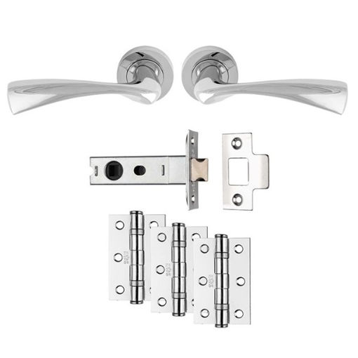 Picture of Carlisle Brass Polished Chrome Sintra Latch Pack
