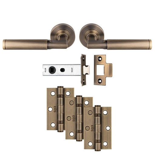 Picture of Belas Latch Pack Antique Brass