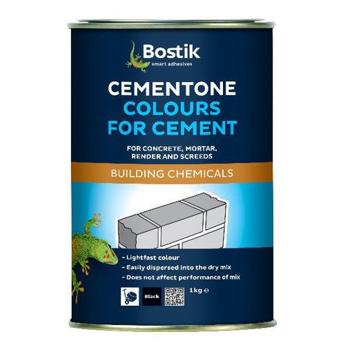 Picture of Cementone No1 Powder Cement Colour 1kg Black