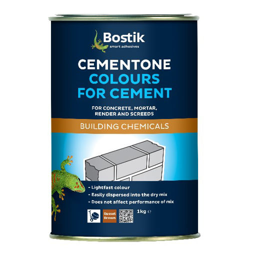 Picture of Cementone No1 Powder Cement Colour 1kg Russet Brown