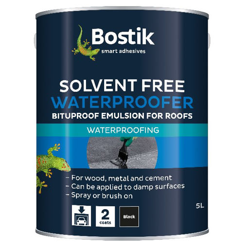 Picture of Cementone Waterproof Bituproof Roofing Emulsion 5ltr Black