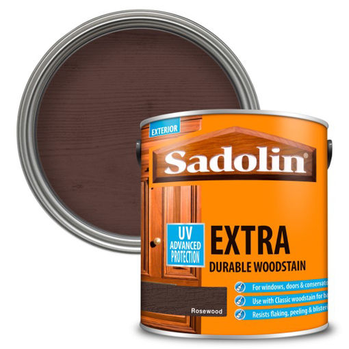 Picture of Sadolin Extra Durable Woodstain - 2.5L - Rosewood
