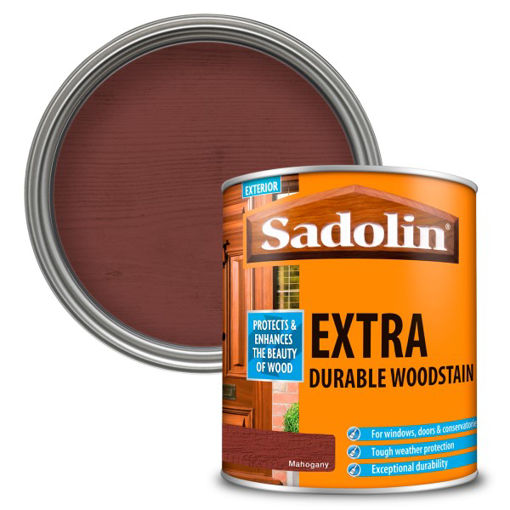 Picture of (DISCONTINUED) Sadolin Extra Durable Woodstain - 1L - Mahogany