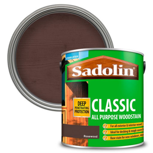 Picture of Sadolin Classic Woodstain - 2.5L - Rosewood