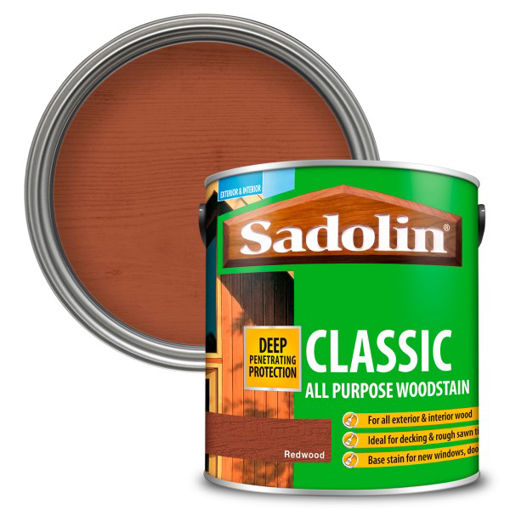 Picture of Sadolin Classic Woodstain - 2.5L - Redwood