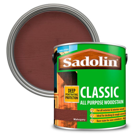 Picture of Sadolin Classic Woodstain - 2.5L - Mahogany