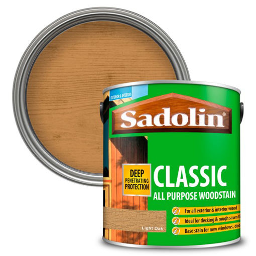 Picture of Sadolin Classic Woodstain - 2.5L - Light Oak