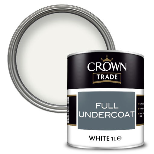Picture of Crown Trade Full Undercoat - 1L - White