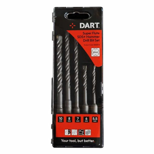 Picture of DART 5 Piece SDS+ Hammer Drill Bit Set