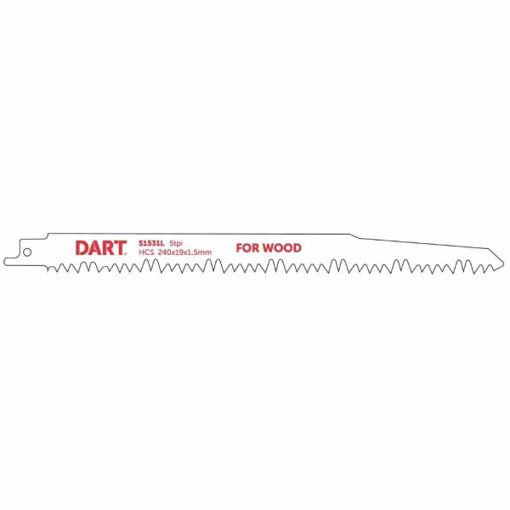Picture of DART S1531L Wood Cutting Reciprocating Blade Pk 5