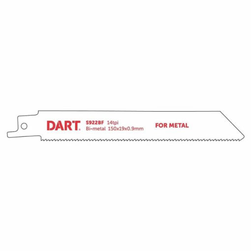 Picture of DART S922BF Metal Cutting Reciprocating Blade Pk 5