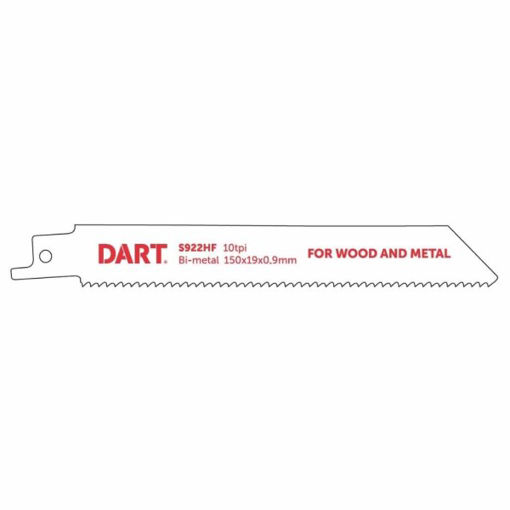 Picture of DART S922HF Metal Cutting Reciprocating Blade Pk 5