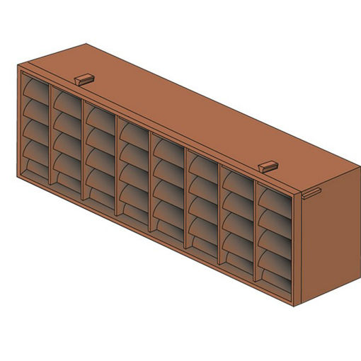Picture of Easy-Trim Combination Airbrick 9 x 3"  Terracotta