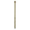 Picture of TIMCO 6.7 x 100 Timber Screws Hex Flange Head Exterior Green (TIMbag of 50)