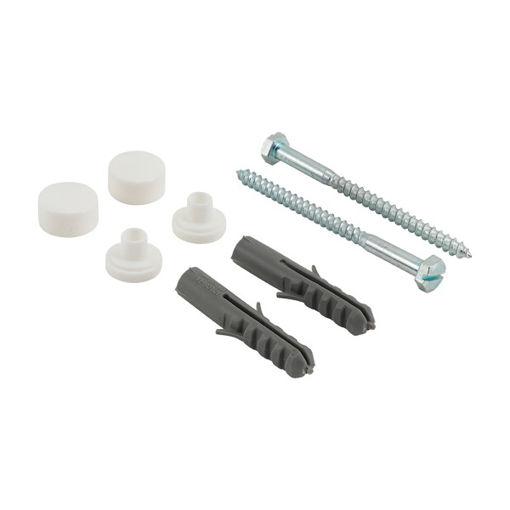 Picture of TIMCO Sanitary Fixing Kit for Pan/Bidet 6mm x 80mm Hex Head Screw  BZP