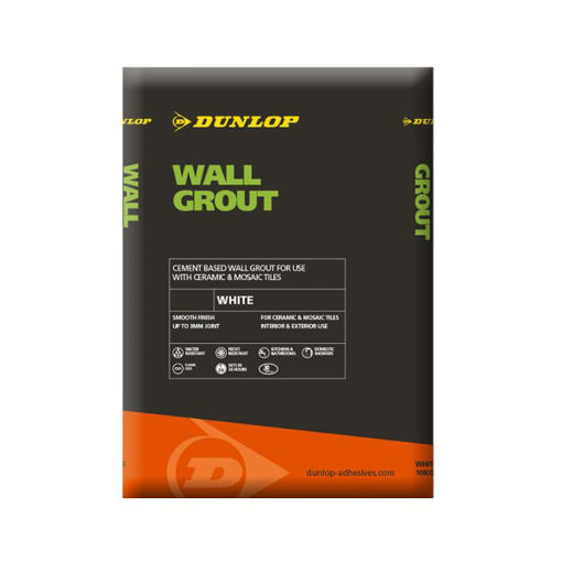 Picture of Dunlop Wall Grout White 3.5kg