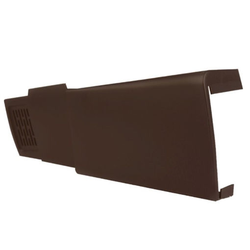 Picture of Timloc Dry fix verge for profiled tile left hand unit brown