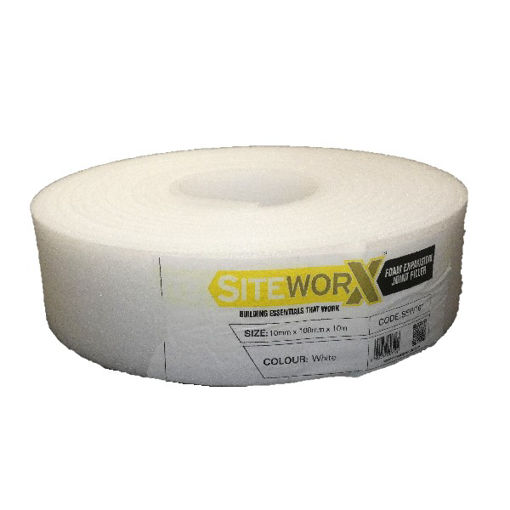 Picture of Foam Expansion Joint Strip White 10mm x 100mm x 10mtr