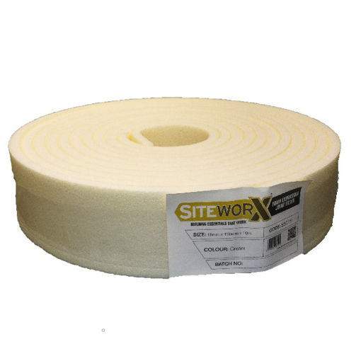 Picture of Foam Expansion Joint Strip Cream 15mm x 100mm x 10mtr