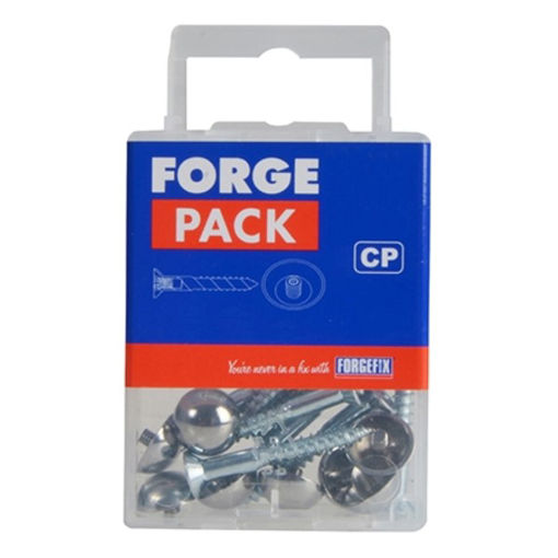 Picture of Forgefix ForgePack Mirror Screw - 1 1/4" x 8 -  Pack of 8