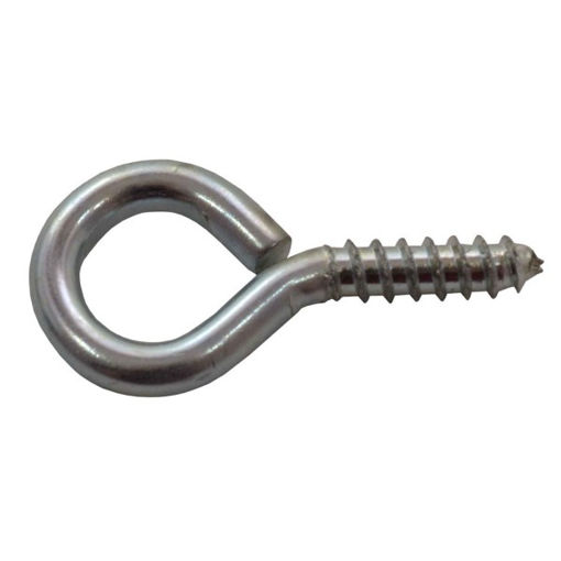 Picture of Centurion Steel Screw Eyes, 35mm x 8mm, Zinc Plated 