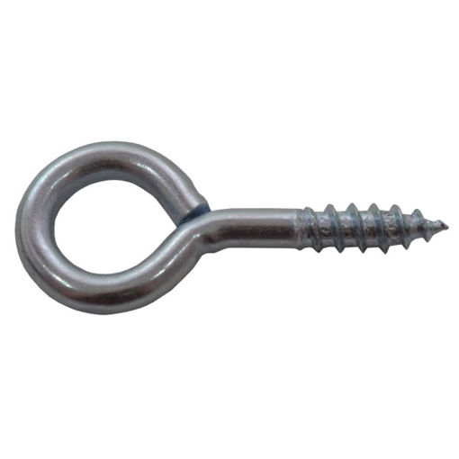 Picture of Centurion Steel Screw Eyes, 45mm x 10mm, Zinc Plated