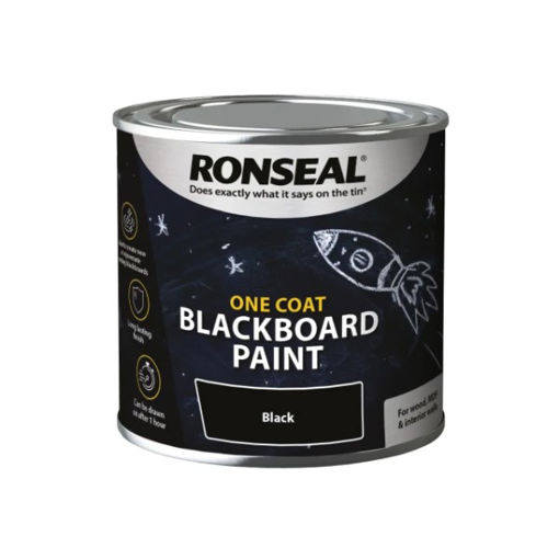Picture of (DISCONTINUED) Ronseal One Coat Blackboard Paint 250ml