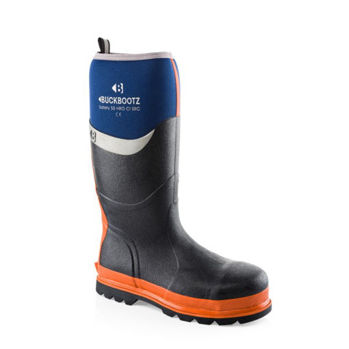 Picture of Buckler Boots BBZ6000BL Safety Neoprene Buckbootz - Blue - Size 07