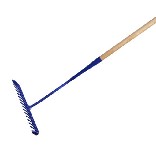 Picture of Tarmac Rake 16 Round Teeth - Wooden Handled