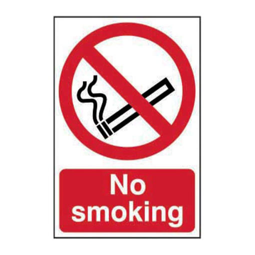 Picture of ‘No Smoking’ Sign, Self-Adhesive Rigid PVC (200mm x 300mm)