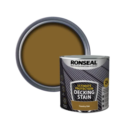 Picture of Ronseal Ultimate Protection Decking Stain Country Oak 2.5 litre