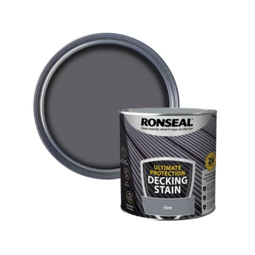 Picture of Ronseal Ultimate Protection Decking Stain Slate 2.5 litre