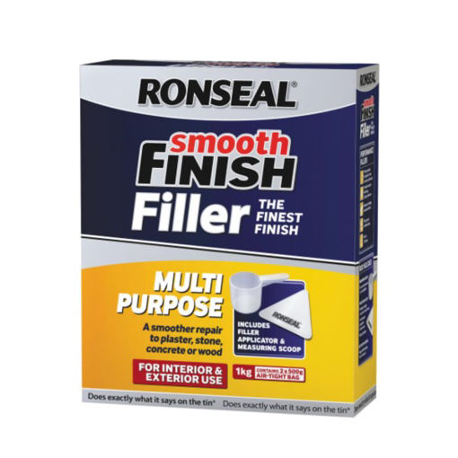 Picture of Ronseal Smooth Finish Multipurpose Wall Powder Filler 1kg