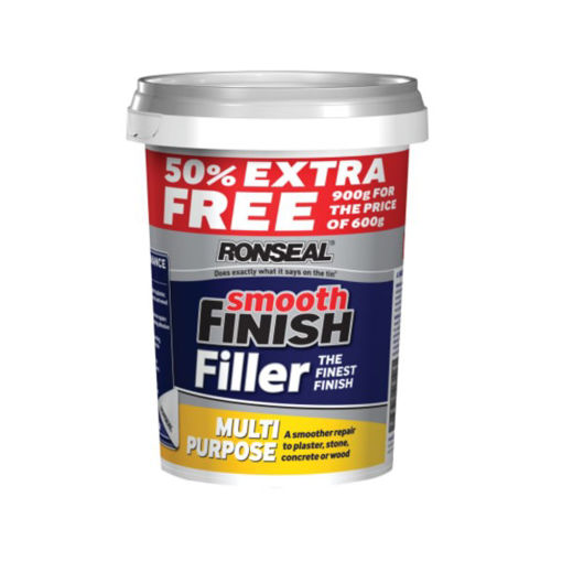 Picture of Ronseal Smooth Finish Multipurpose Wall Filler Ready Mixed 600g +50%