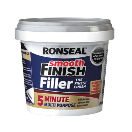 Picture of Ronseal 5 Minute Multipurpose Smooth Finish Filler Tub 290ml