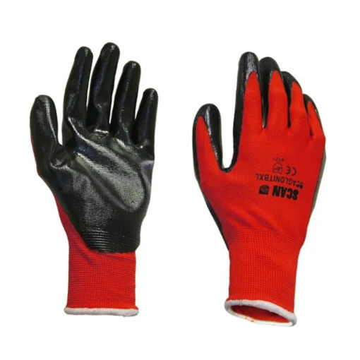 Picture of Nitrile Coated Knitted Gloves - L (Size 9)