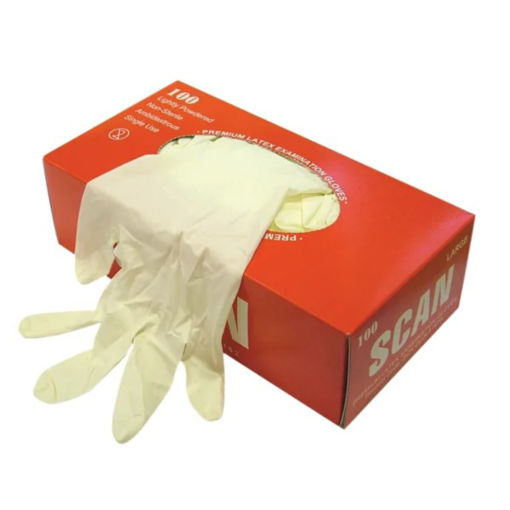 Picture of Latex Gloves - Large (Box 100)