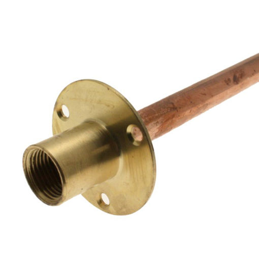 Picture of Wallplate Adaptor 15MM x 1/2" With 350MM Copper Pipe