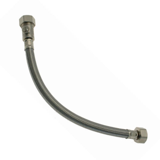 Picture of Flexi Tap Connector with Isolation Valve 15mm x 1/2" x 300MM