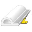 Picture of EXITEX P Strip Self Adhesive Door Seal White