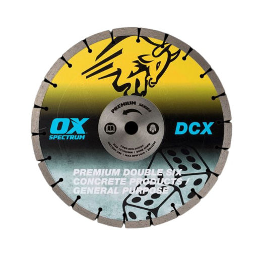Picture of OX SPECTRUM Plus Double Six Diamond Blade - GP - 300/20mm
