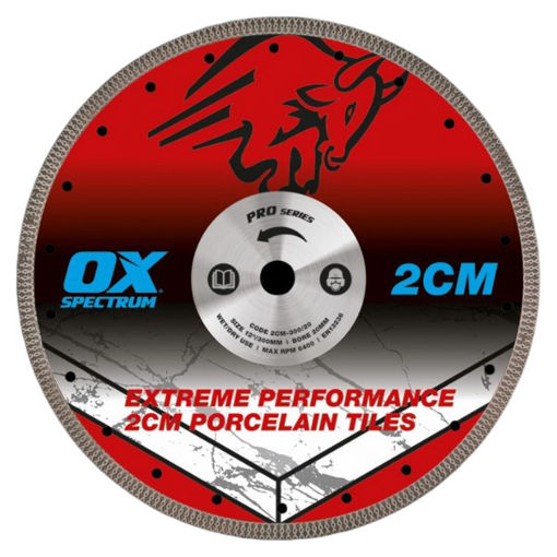 Picture of OX PRO 2cm Porcelain Cutting Blade - 300/20MM