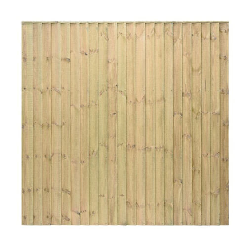 Picture of Standard Featheredge Panel  Green 1.8m